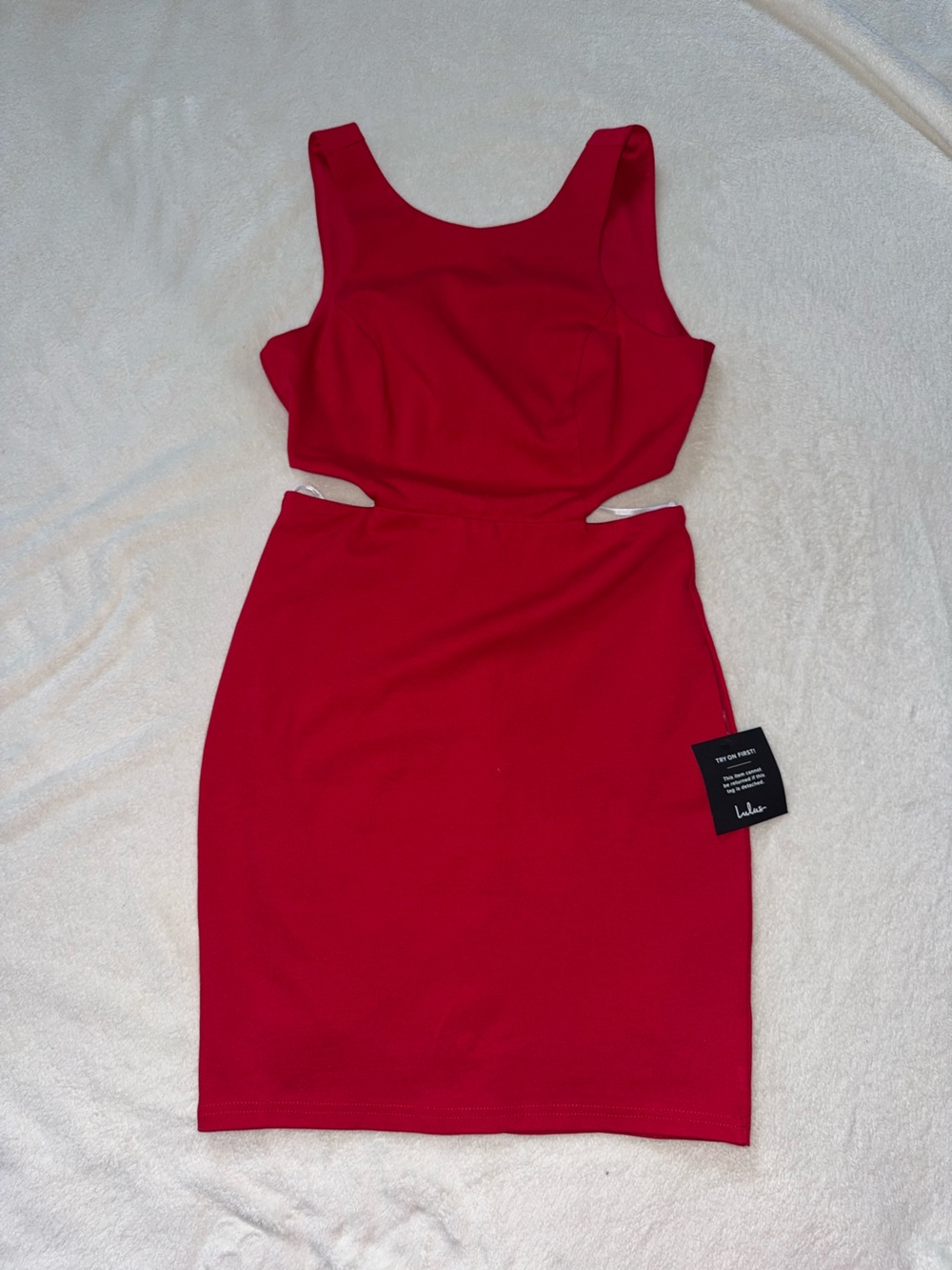 Lulu's Red Side-Cut Sleeveless Camisole